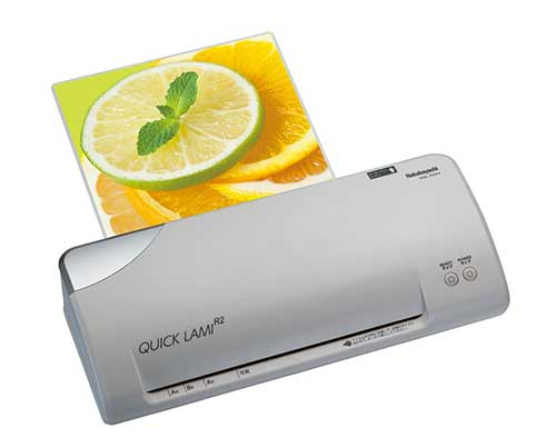 ナカバヤシ パーソナルラミネータ クイックラミR2 A4 ライトグレー NQL-R2A4LG