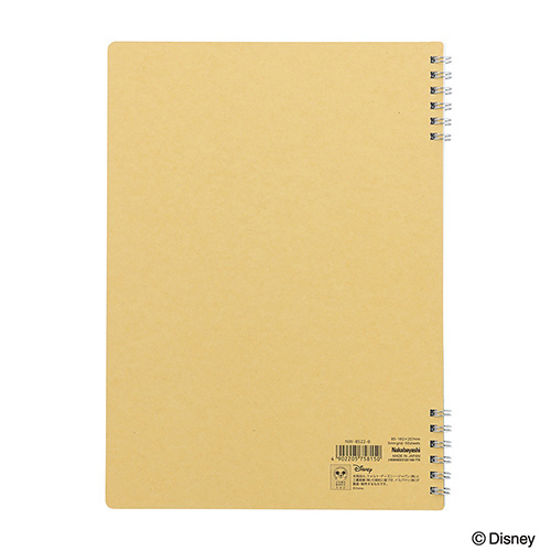 ナカバヤシ スイング・ロジカルWリングノート ディズニー オールドタイプ B5 ブルー ミッキーマウス&ドナルドダック NW-B522-B