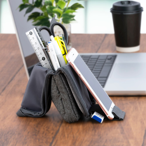 ナカバヤシ neoform マルチペンケース カーキ NF-PC01K