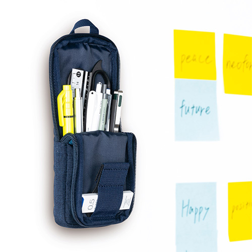 ナカバヤシ neoform マルチペンケース カーキ NF-PC01K