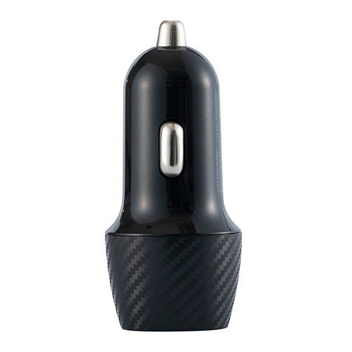 ナカバヤシ 20W PD充電対応 Type-C1ポート+USB A1ポートカーチャージャー【JYU-DCU02】ブラック JYU-DCU02BK (tm)