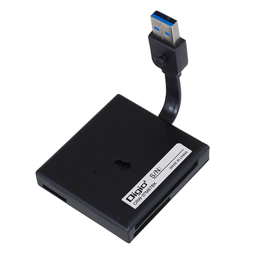 ナカバヤシ USB3.2Gen1マルチカードリーダー・ライター【CRW-37M87シリーズ】ブラック CRW-37M87BK (tm)