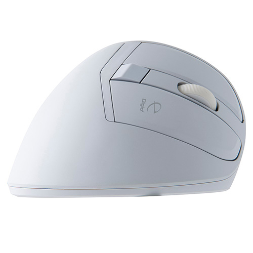 ナカバヤシ 無線 静音5ボタン BlueLEDエルゴノミクスマウス【MUS-RKF179N】ホワイト MUS-RKF179NW (tm)