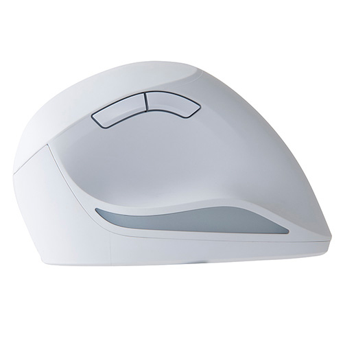 ナカバヤシ 無線 静音5ボタン BlueLEDエルゴノミクスマウス【MUS-RKF179N】ホワイト MUS-RKF179NW (tm)