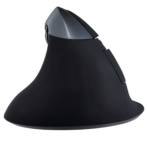 ナカバヤシ 無線 静音5ボタン BlueLEDエルゴノミクスマウス【MUS-RKF169N】ブラック MUS-RKF169NBK (tm)