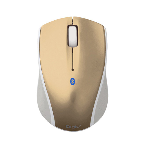 ナカバヤシ 小型 Bluetooth3ボタンBlueLEDマウス/ゴールド MUS-BKT99NGL (tm)