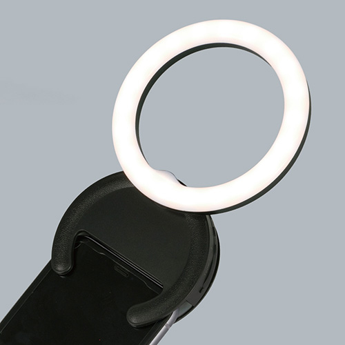 ナカバヤシ USD充電式LEDリングライト/ブラック UA-LED015BK (tm)