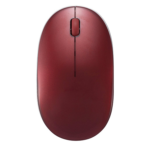 ナカバヤシ FLATTY【フラッティ】 Bluetooth 3ボタン BlueLEDマウス/レッド MUS-BKT154NR (tm)