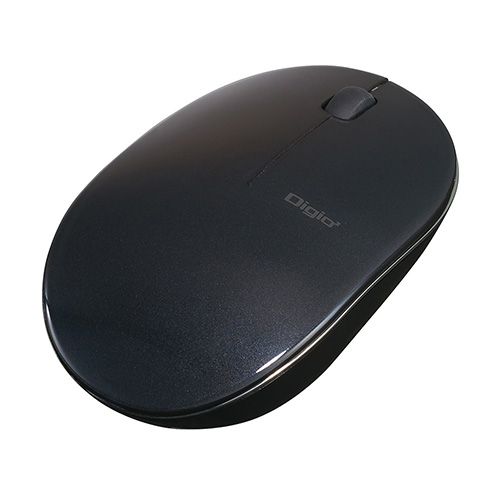 ナカバヤシ FLATTY【フラッティ】  Bluetooth 3ボタン BlueLEDマウス/ブラック MUS-BKT154NBK (tm)