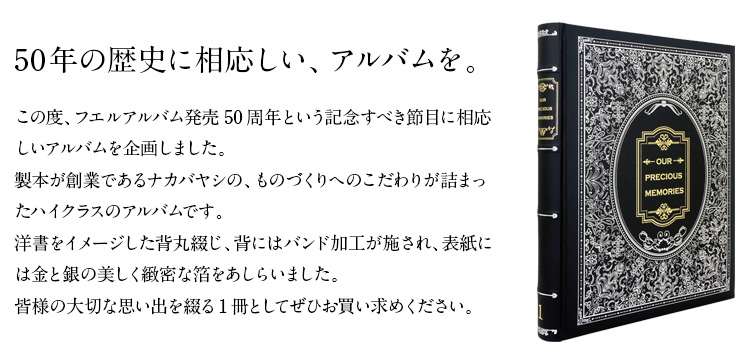 【※別注品】【☆受注生産品】【ナカバヤシ ネットオリジナル】記念品 高級アルバム OUR PRECIOUS ALBUM アH-OPA