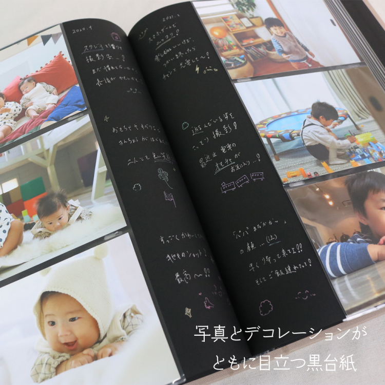 【WEB限定品】ナカバヤシ 黒台紙ポケットアルバム L判240枚 IT-BL3P-240-P ピンク