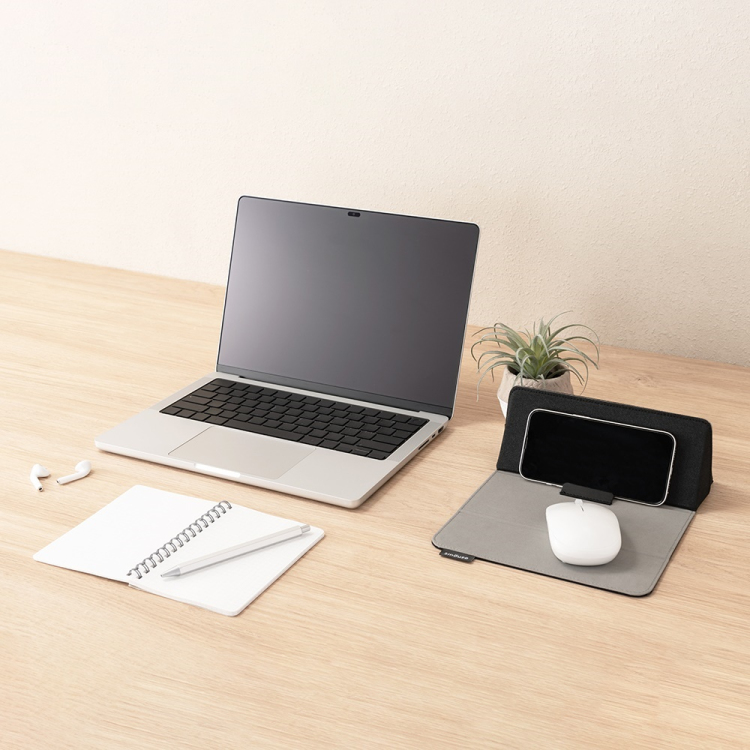 スマウス マウスパッド付きマルチケース ブラック