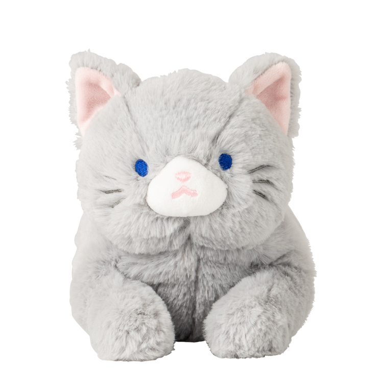 ほかほかペットぬいぐるみ／ハチワレグレー SNL-HP-C1