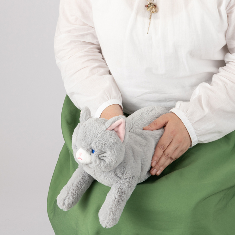 ほかほかペットぬいぐるみ／ハチワレグレー SNL-HP-C1