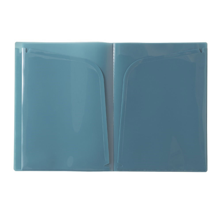 ポイ・ファイル A4 8ポケット ブルー CBCH8-B