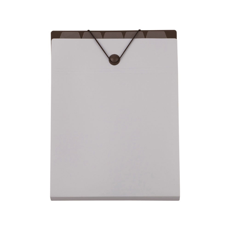 リュックサックファイル A4 6ポケット ライトグレー DF-A411S-LGY