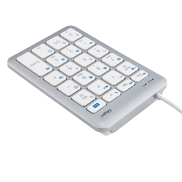USB有線 Type-Aテンキー/シルバーホワイト TNK-SU236SLW TNK-SU236SLW(tm)