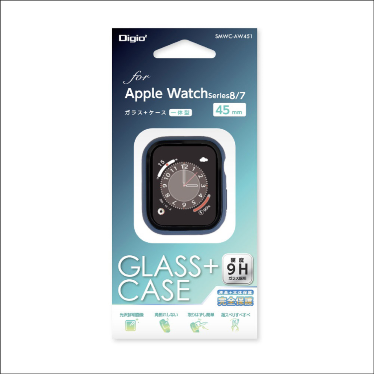 Apple　Watch　45mm　ガラス＋ケース／NB　SMWC-AW451NB（tm）
