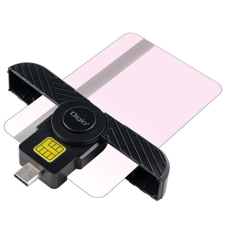 折畳USB Type-Cマイナンバーカードリーダー/ブラック CRIC-01BK(tm)