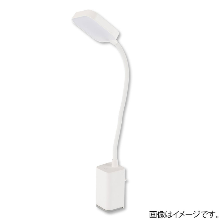 USB充電式　LEDデスクライト　／ホワイト　UA-LED016W（tm）