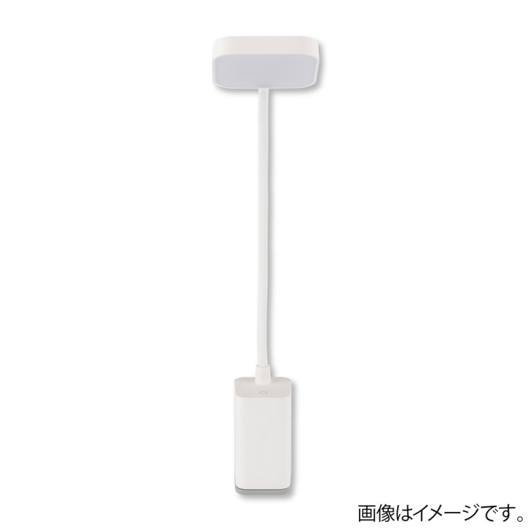 USB充電式　LEDデスクライト　／ホワイト　UA-LED016W（tm）