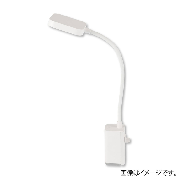 USB充電式　LEDデスクライト　／ホワイト　UA-LED016W（tm）