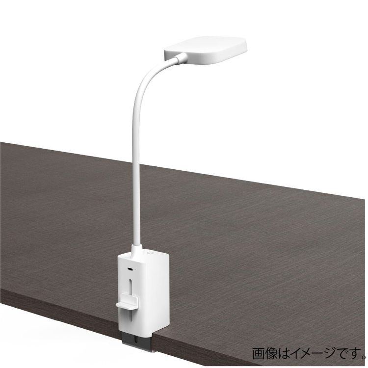 USB充電式　LEDデスクライト　／ホワイト　UA-LED016W（tm）
