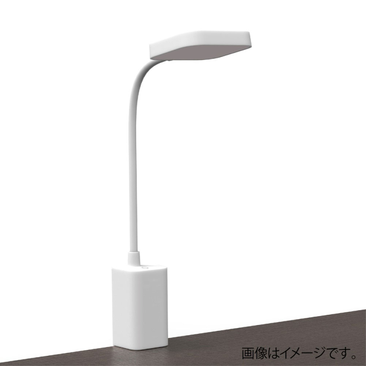 USB充電式　LEDデスクライト　／ホワイト　UA-LED016W（tm）