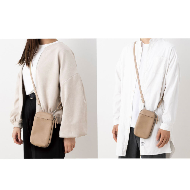 ショルダーウォレット/ベージュ SMC-FC10BG(tm)