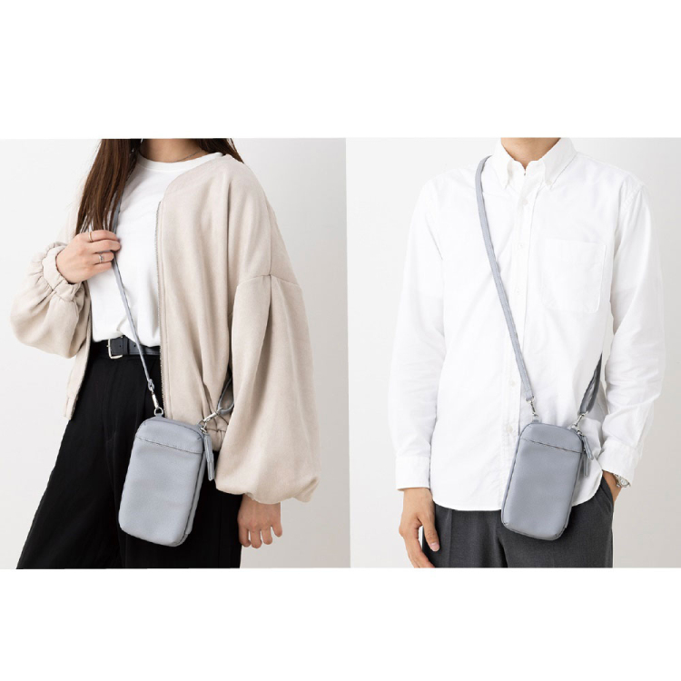 ショルダーウォレット/グレー SMC-FC10GY(tm)