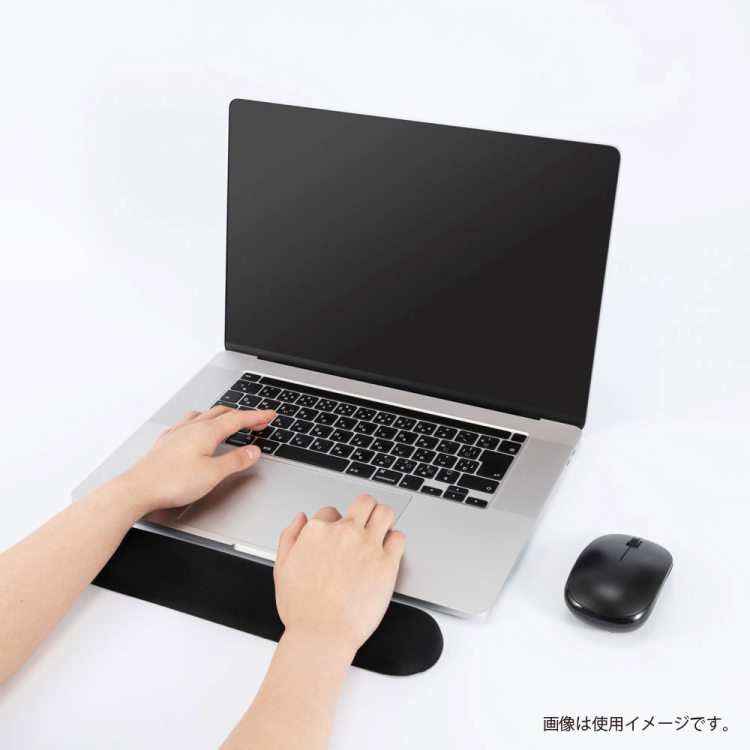 リストレスト ロングタイプ/ブラック WR-717BK(tm)