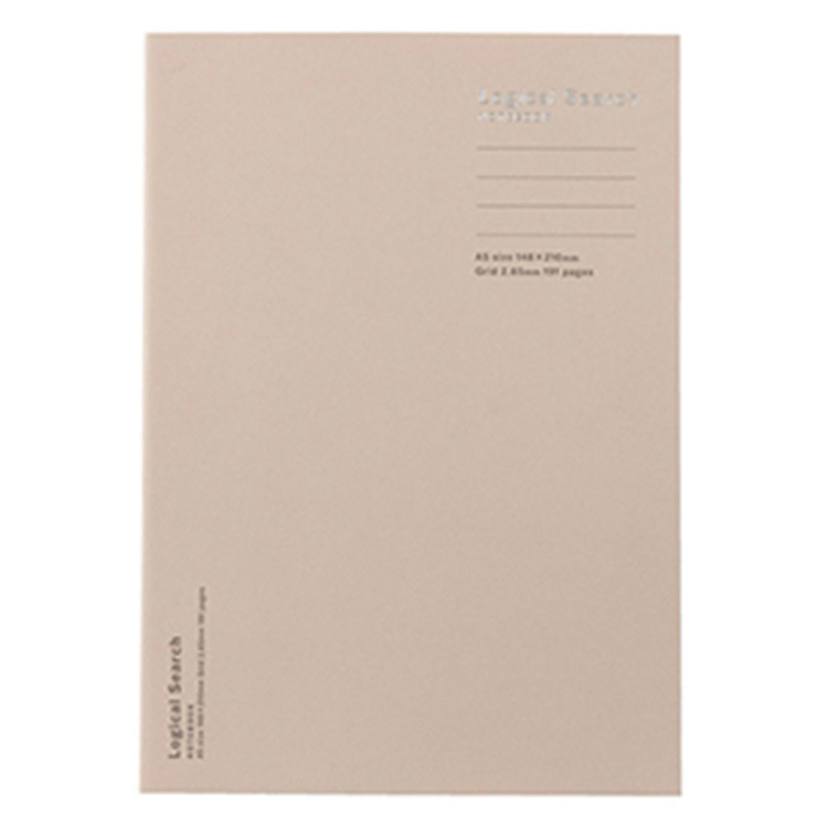 ロジカルサーチノート/A5/191ページ/方眼/アイボリー NA511-191H-IV