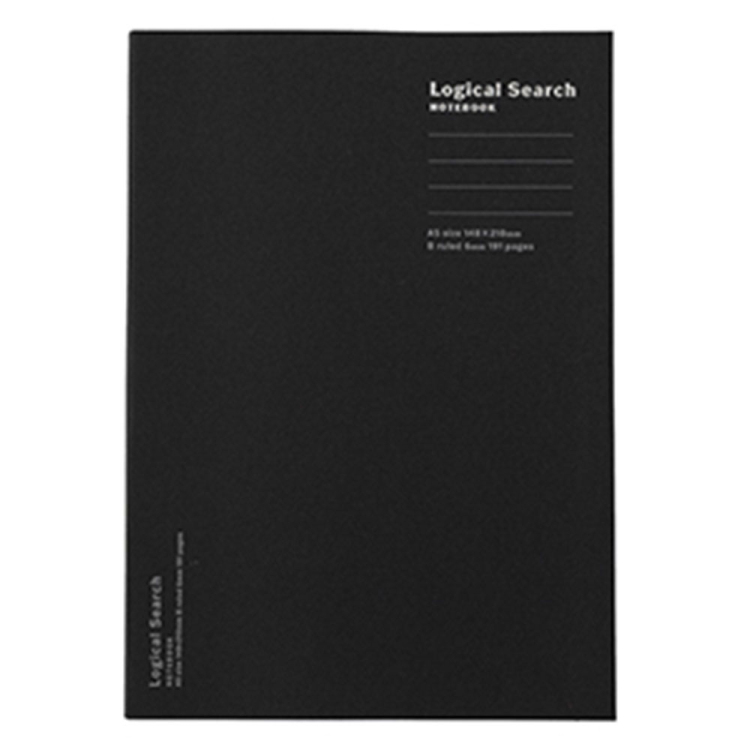ロジカルサーチノート/A5/191ページ/B罫/ブラック NA511-191B-BK