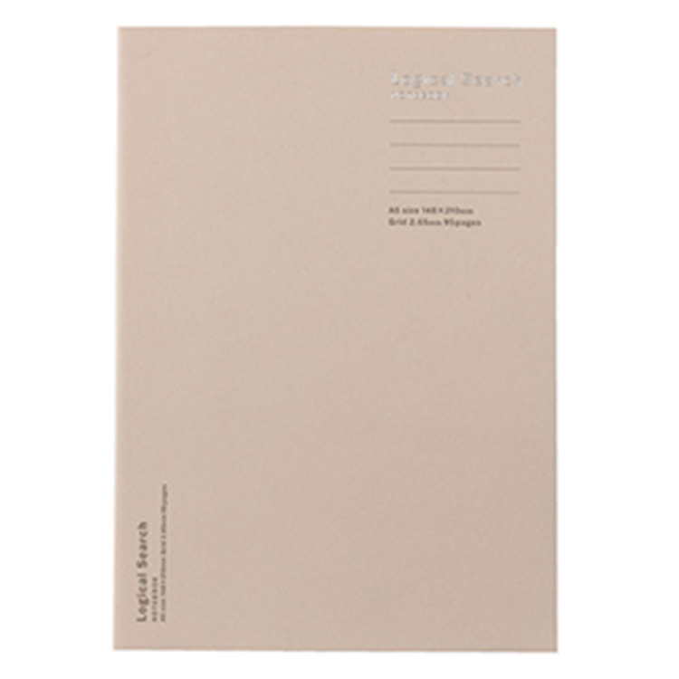 ロジカルサーチノート/A5/95ページ/方眼/アイボリー NA511-95H-IV