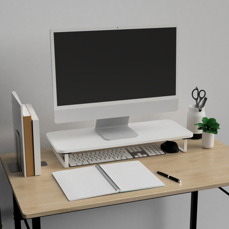 シンプルデスクトップラック 幅60cm/ホワイト FDR-6025W