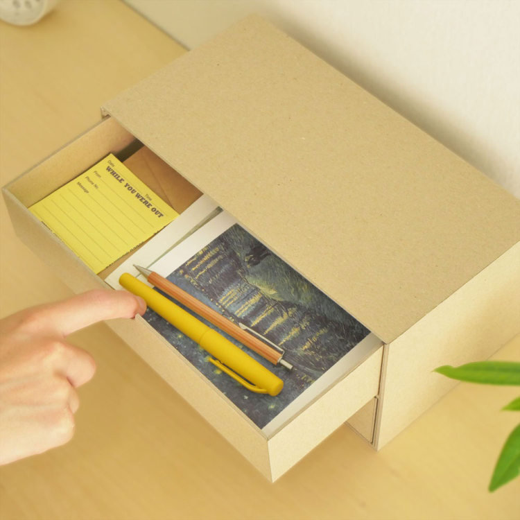 リトレイ　チェストワイド2段／クラフト　RTY-CW01KR