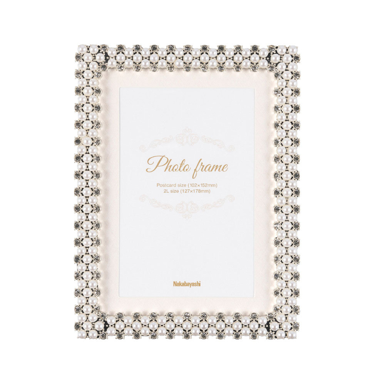 合金フレーム ジュエル 2L・KG ホワイト F-TA-114-2LKG-W