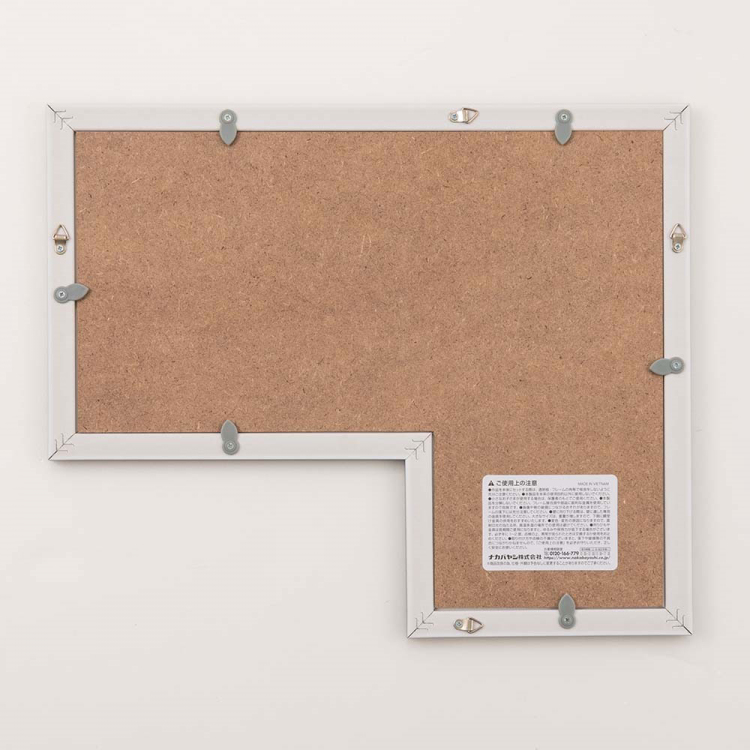 多窓額　L型117　3窓　ホワイト　F-SP-117-W