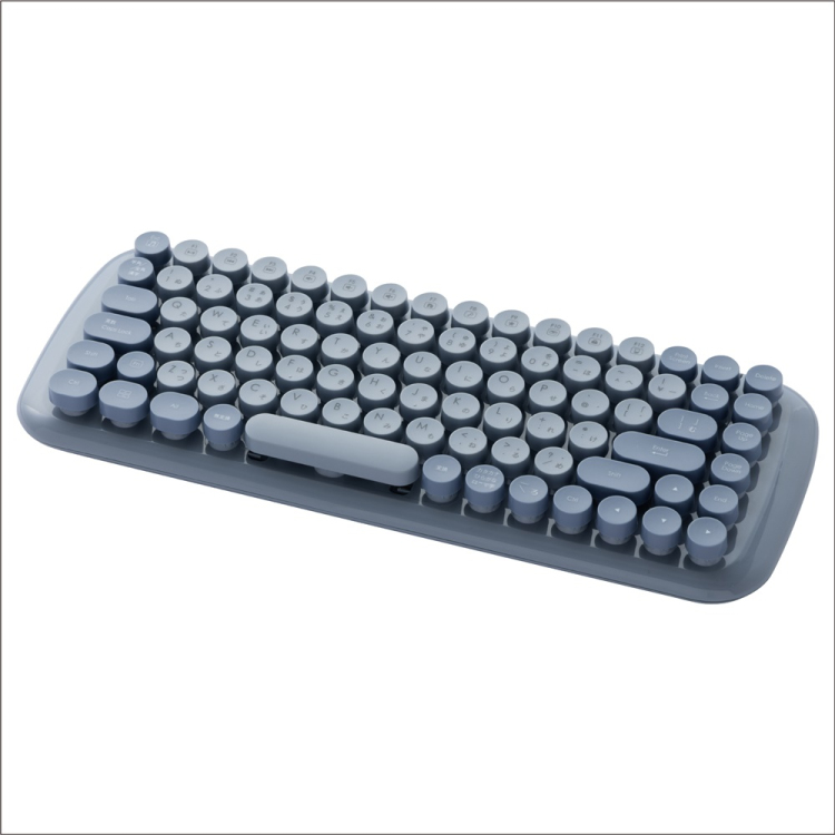 無線ラウンドキーキャップ キーボード/ブルーグレー MK-03KBBL(tm)