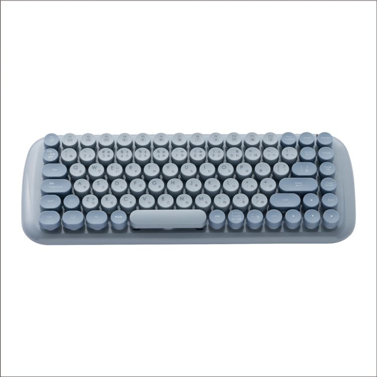 無線ラウンドキーキャップ キーボード/ブルーグレー MK-03KBBL(tm)