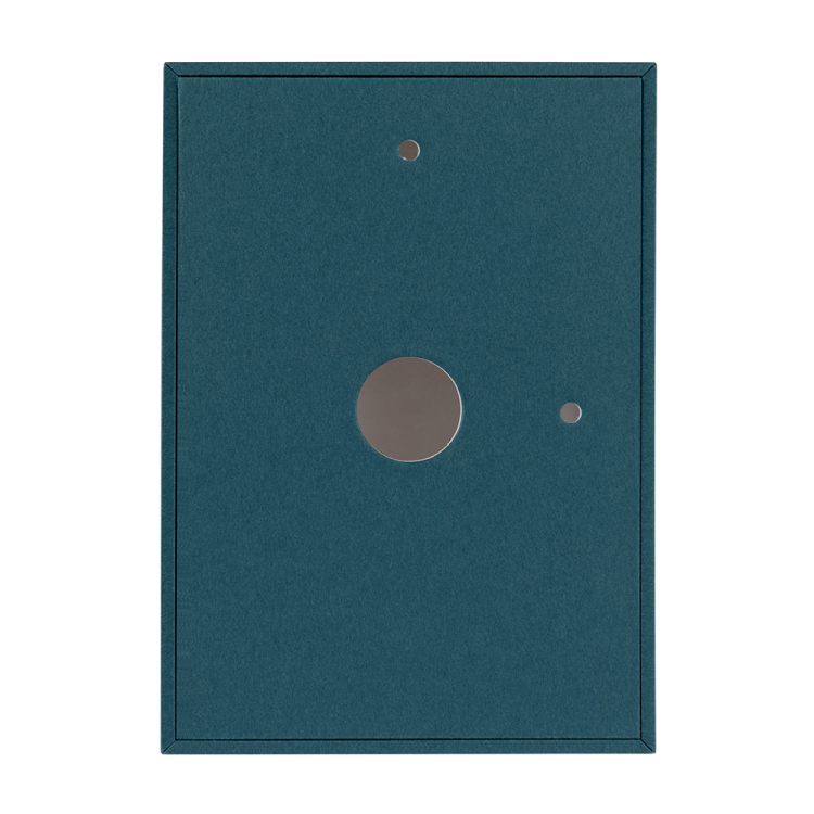 ペーパーステーショナリー 紙製フォトフレーム L判 ピーコックブルー F-TPA-101-B