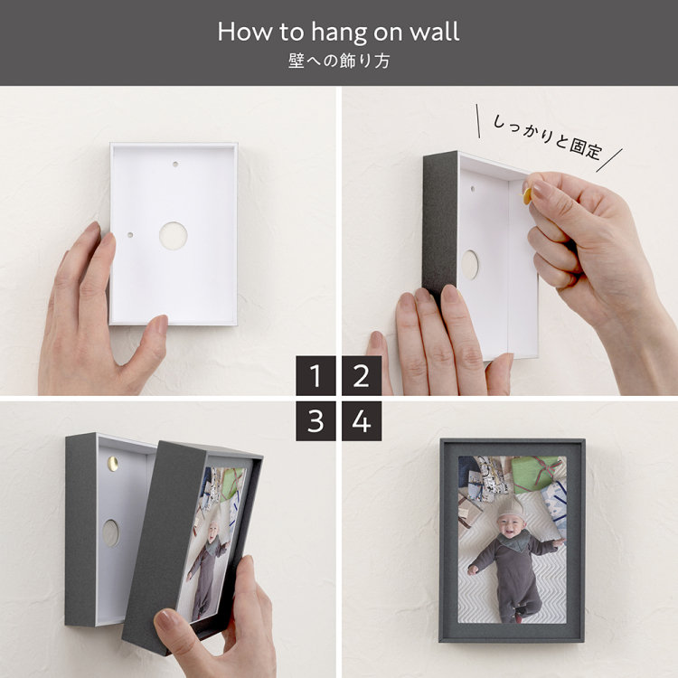 ペーパーステーショナリー 紙製フォトフレーム L判 ピーコックブルー F-TPA-101-B