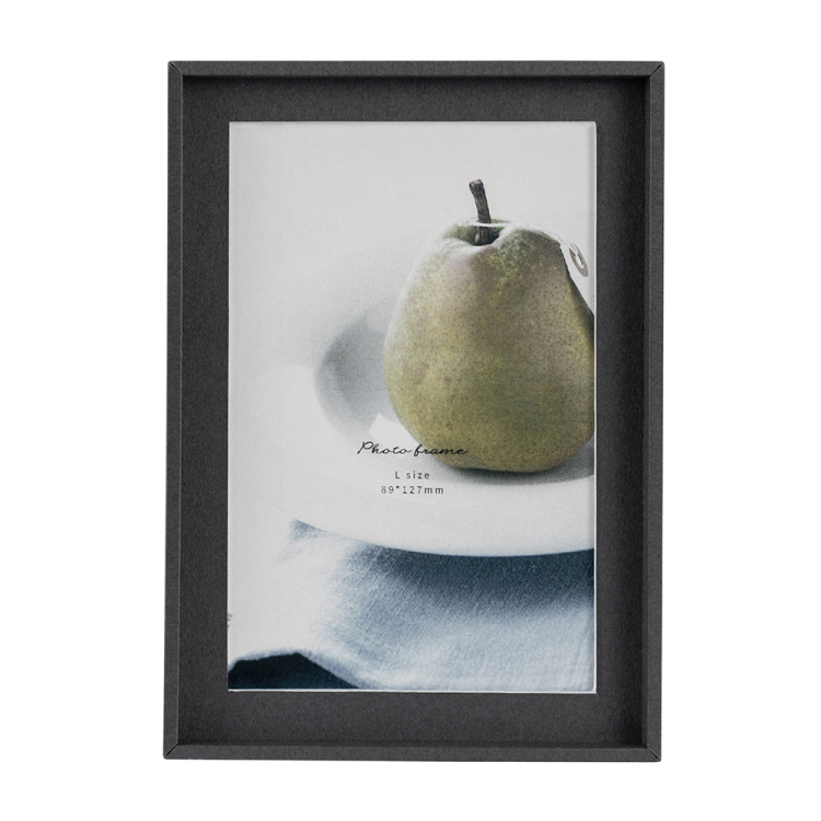 ペーパーステーショナリー　紙製フォトフレーム　L判　ストーングレー　F-TPA-101-N