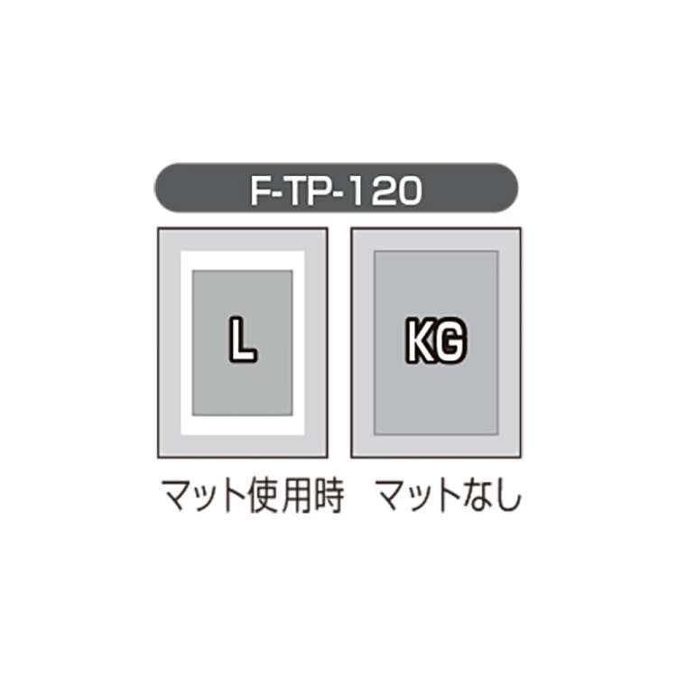 フォトフレーム KG ホワイト F-TP-120-W