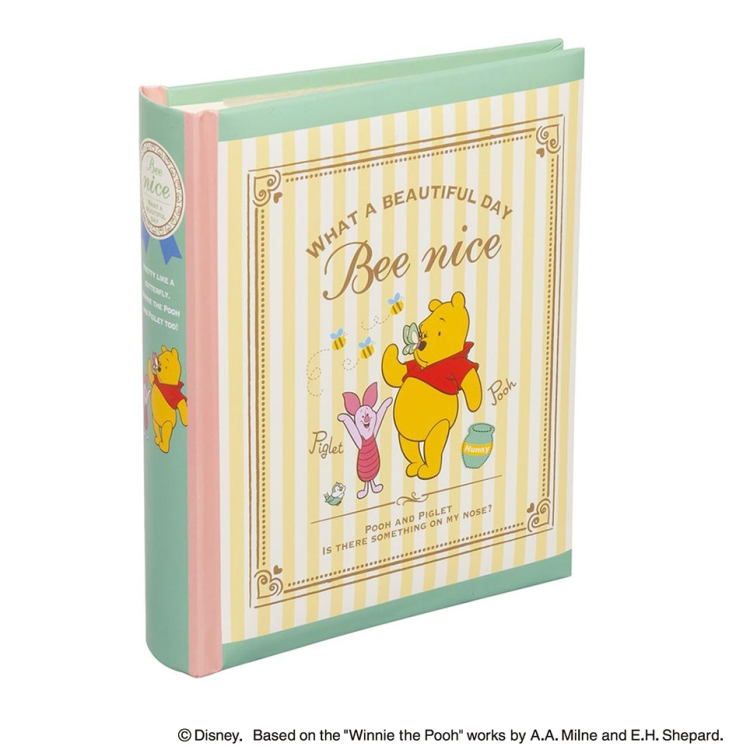 背丸ブック式ポケットアルバム2段 くまのプーさん