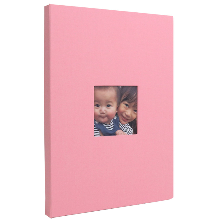 スリムポケット窓抜き表紙 SPAWシリーズ ましかく判 6面 168枚収納 SPAW-6SQ-168-PI