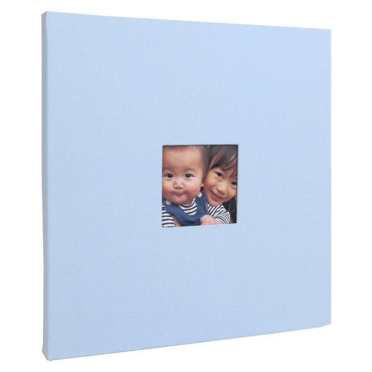 スリムポケット窓抜き表紙　SPAWシリーズ　 L判 6面 168枚収納 SPAW-6L-168-BL