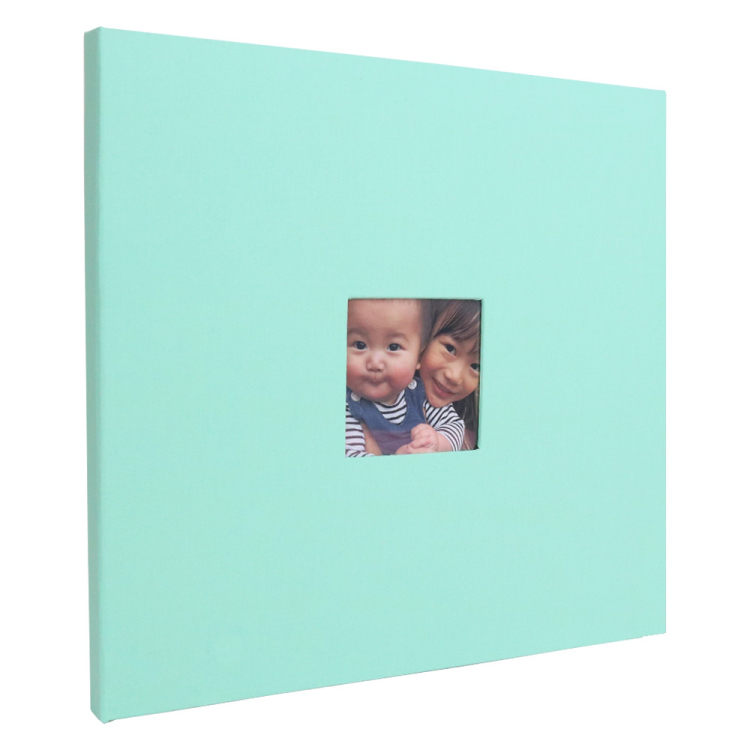 スリムポケット窓抜き表紙　SPAWシリーズ　 ましかく判 9面 252枚収納 SPAW-9SQ-252-GR