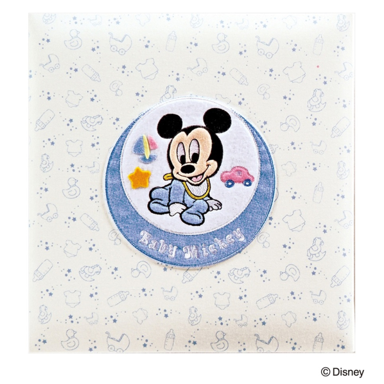 ナカバヤシ ディズニーベビーフエルアルバム ベビーミッキー&フレンズ L ア-LB-617-1ミッキー