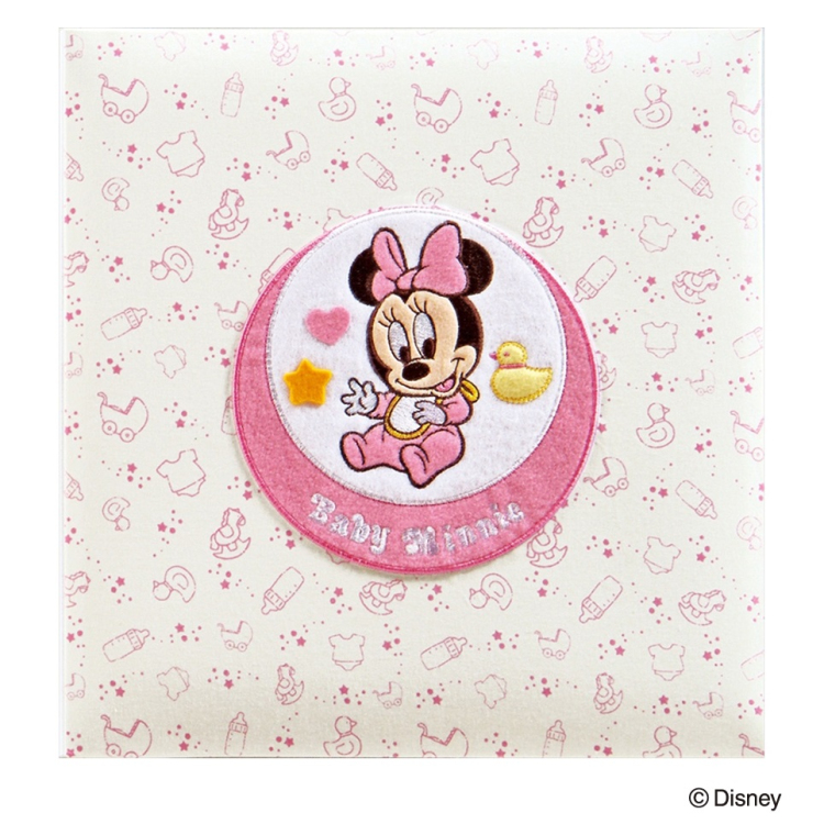 ナカバヤシ ディズニーベビーフエルアルバム ベビーミッキー&フレンズ L ア-LB-617-2ミニー